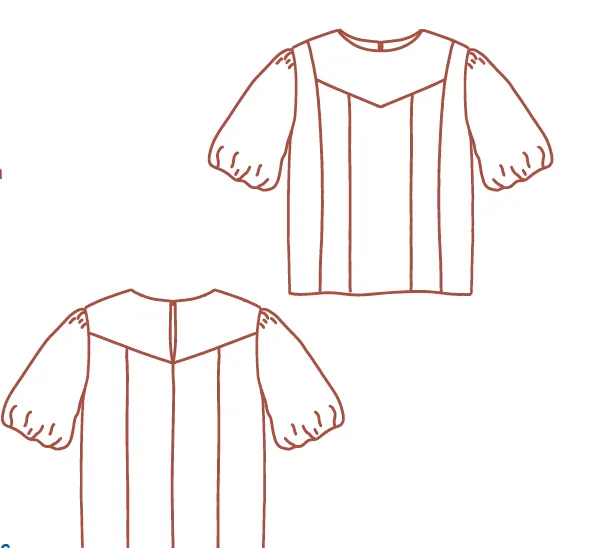Patroon blouse Rosie - Atelier Jupe